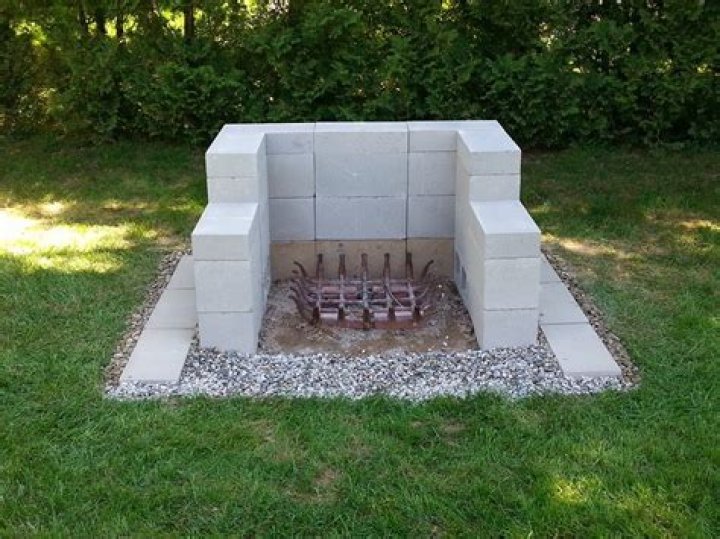 Are cinder blocks good for fire pits?