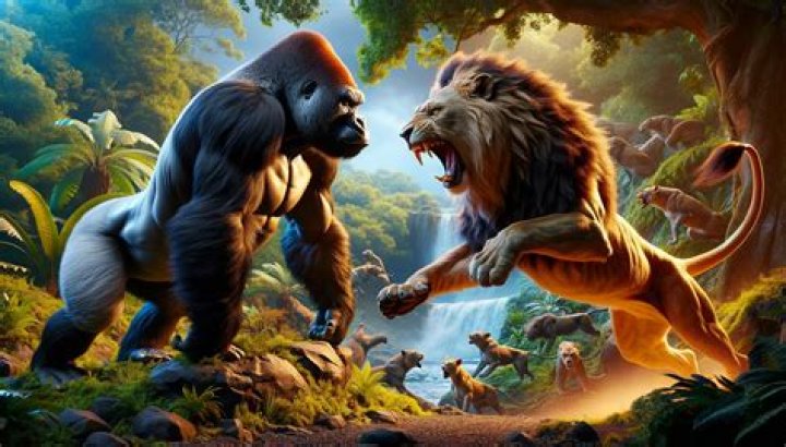 Are gorillas stronger than lions?
