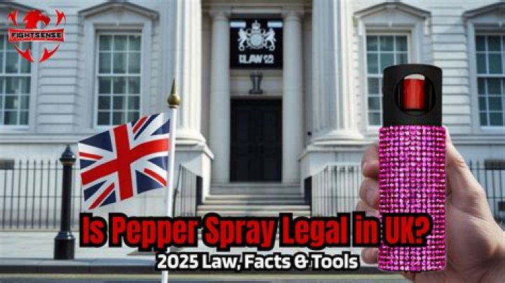 Are pepper balls legal UK?