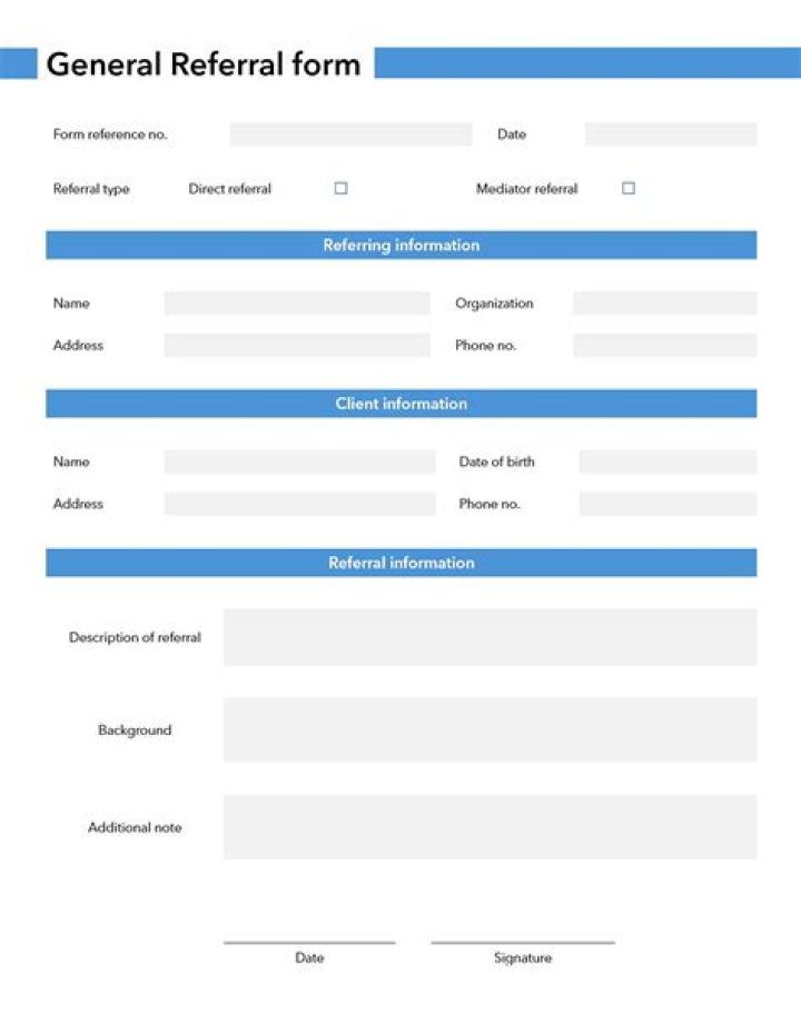Can a referral be rejected?