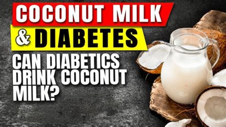 Can diabetics drink coconut milk?