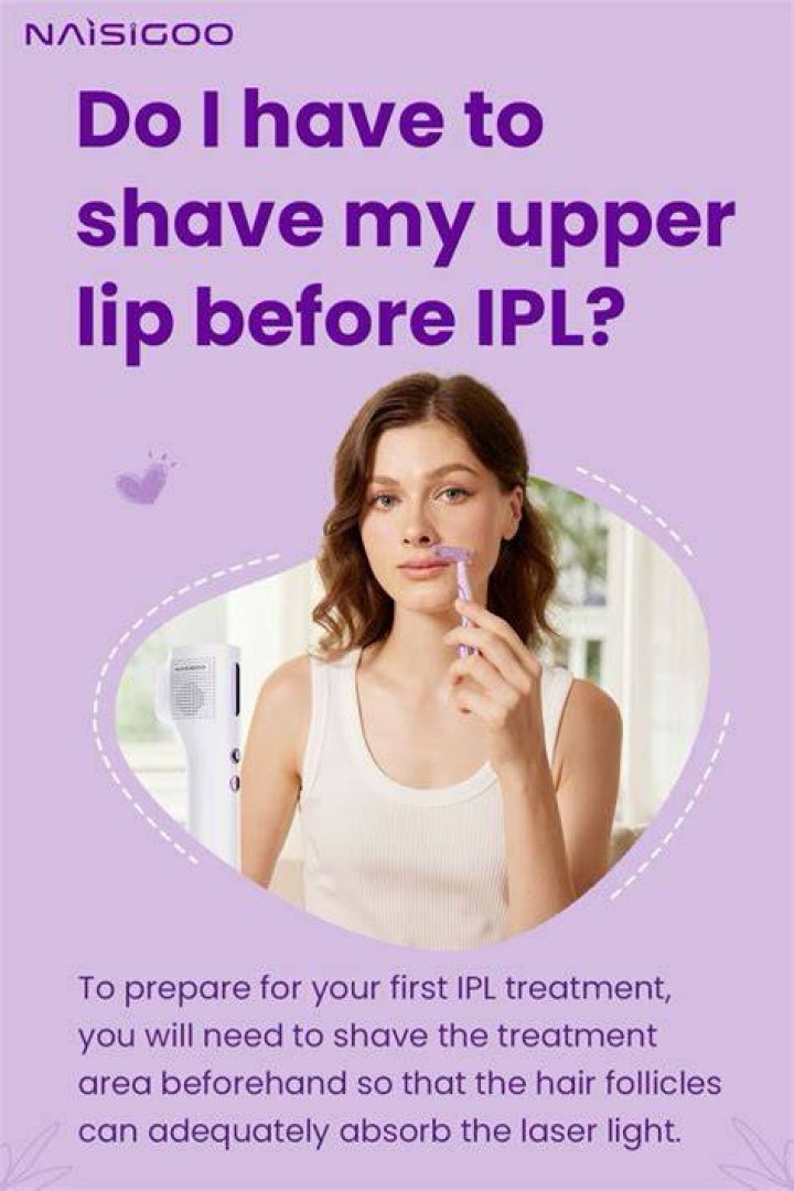 Can females shave their upper lip?