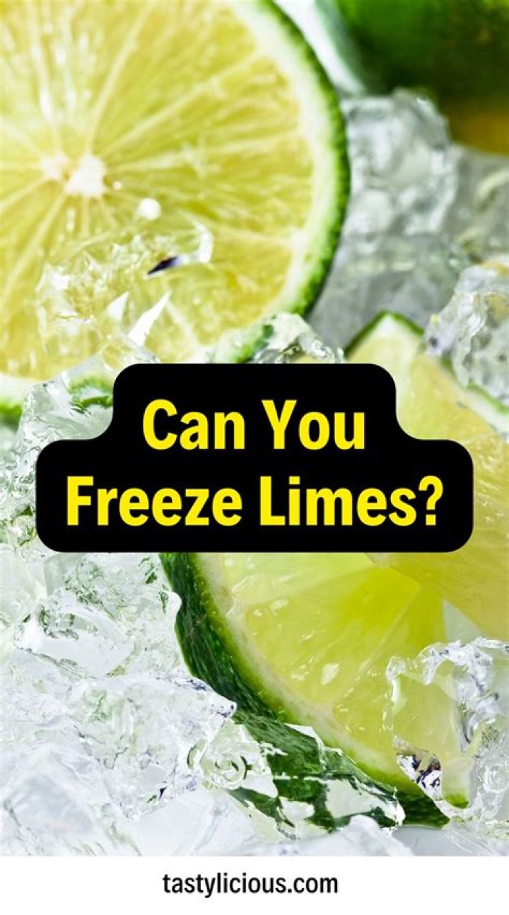 Can I freeze whole limes?
