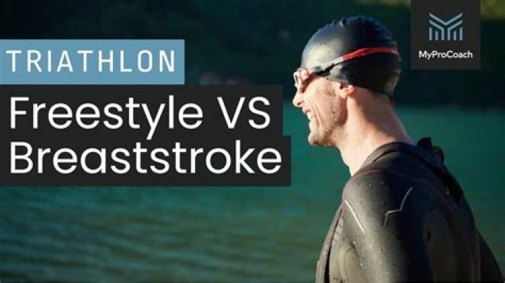 Can I swim breaststroke in triathlon?
