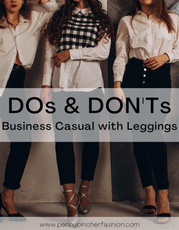 Can leggings be worn to work?