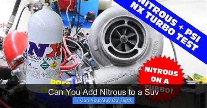 Can you add nitrous to a supercharger?