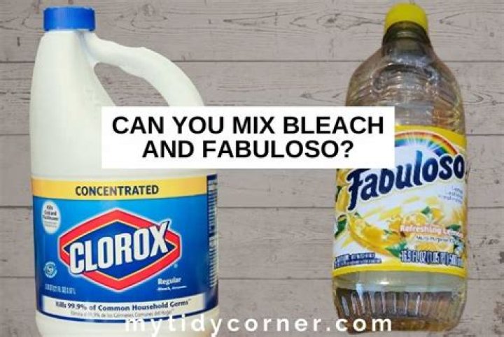 Can you mix Clorox and Fabuloso?