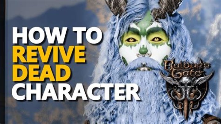 Can you revive a dead DND character?