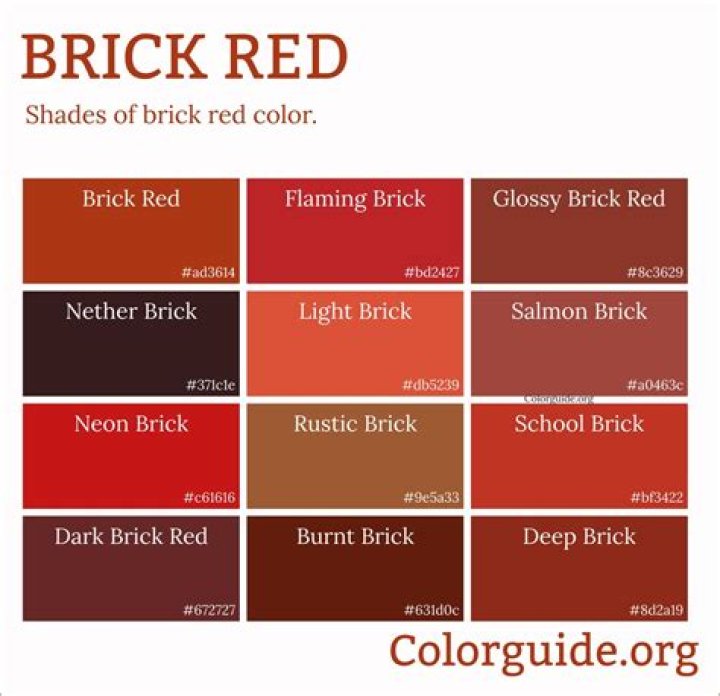Can you stain red brick a different color?