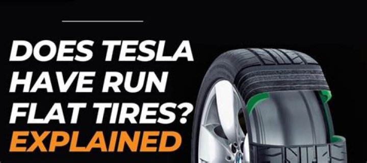 Do Teslas have run-flat tires?