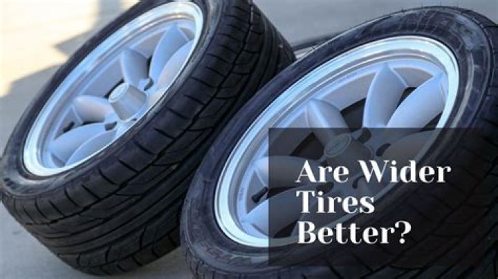 Do wider tires give better traction?