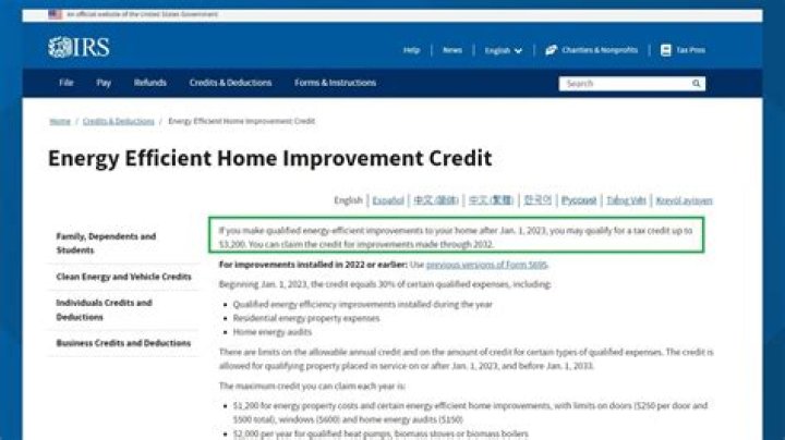 Do windows qualify for energy tax credit?