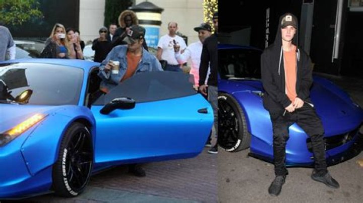 Does Justin Bieber have a Ferrari?