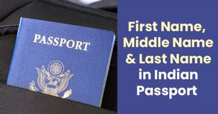 Does middle name matter on passport?