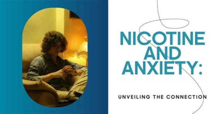 Does nicotine help with anxiety?