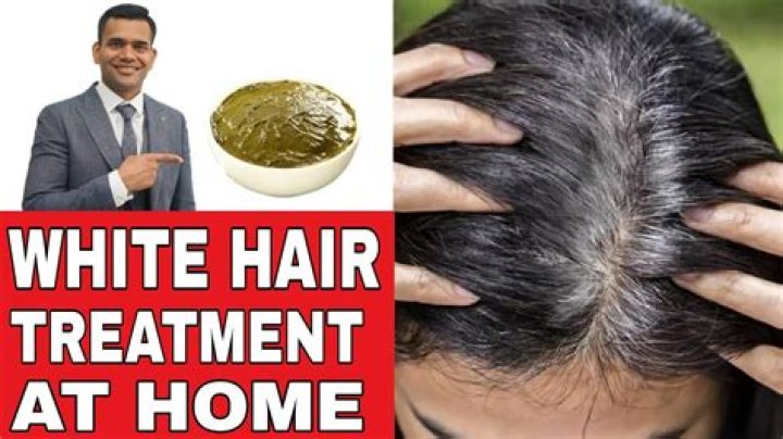 How can a teen get rid of white hair?