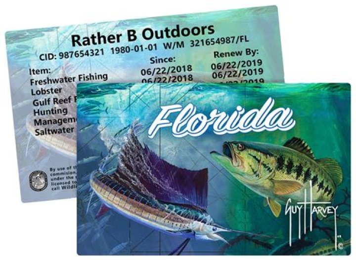 How can I get a free fishing license in Florida?