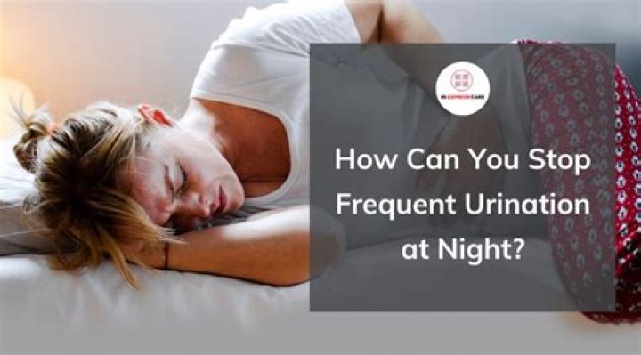 How can I stop peeing at night during pregnancy?