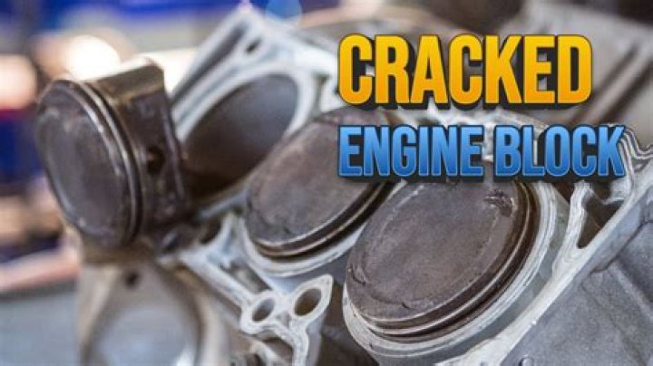 How can you tell if your engine block is cracked?