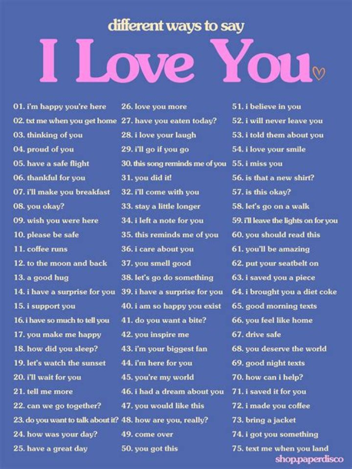 How do you declare your love for someone?