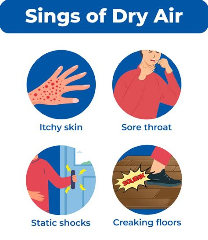 How do you know if the air in your house is dry?
