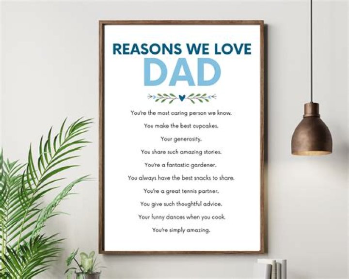 How do you love your dad?