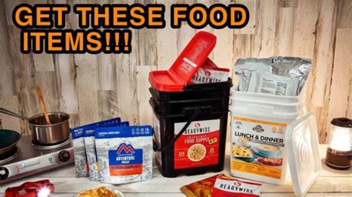 How do you stock food for survival?