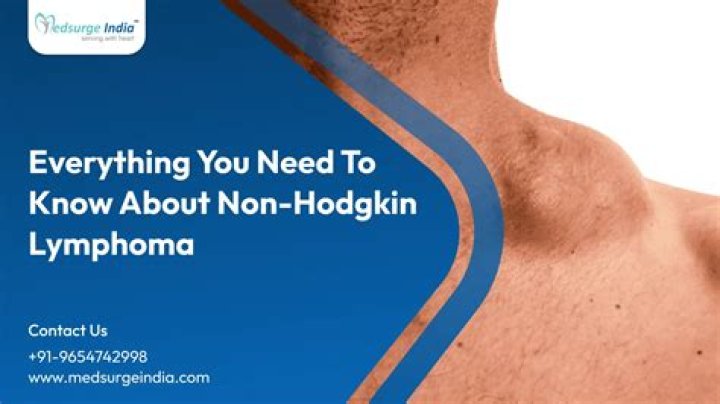 How does a person get non-Hodgkin's lymphoma?