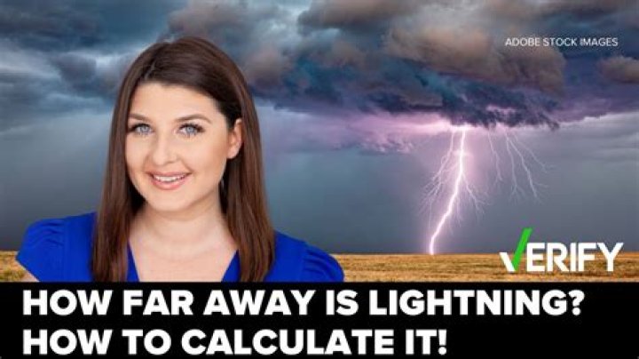 How far away is lightning if you can't hear it?