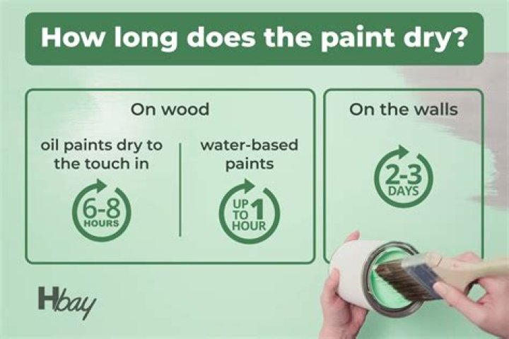 How long does it take for Jolie paint to dry?