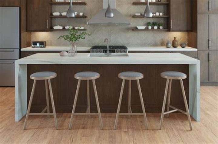 How long should a kitchen island be to seat 4?