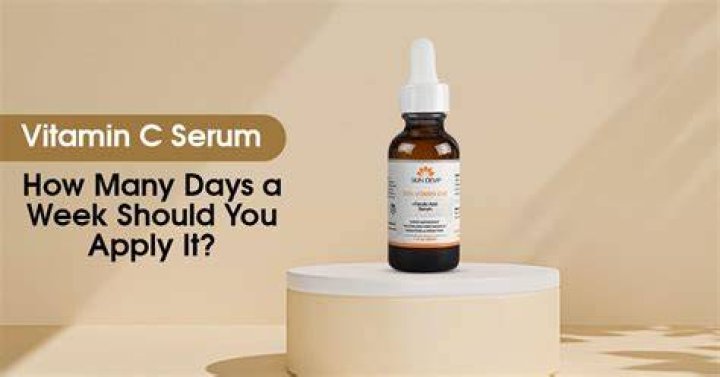 How many drops of vitamin C serum should I use?