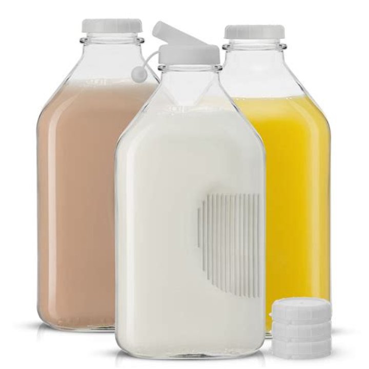 How many times can glass milk bottles be reused?