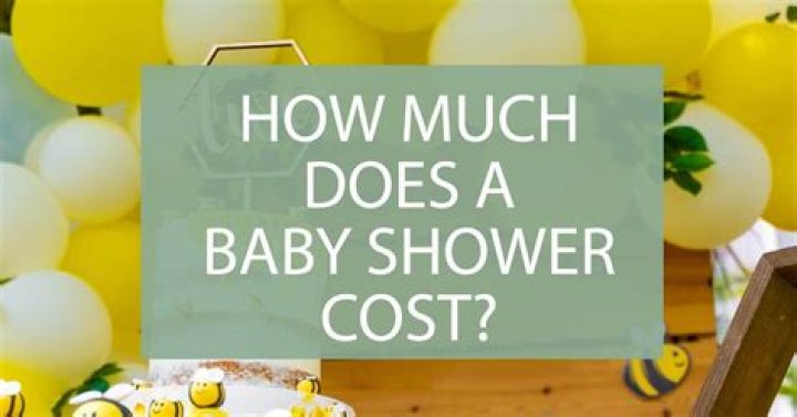 How much does a baby shower cost?