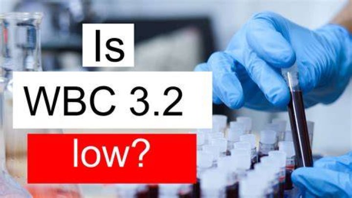 Is 3.2 WBC too low?