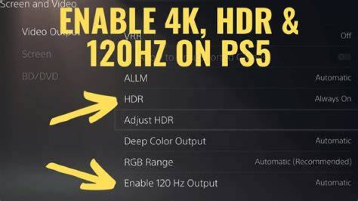 Is 4K 120Hz necessary for PS5?