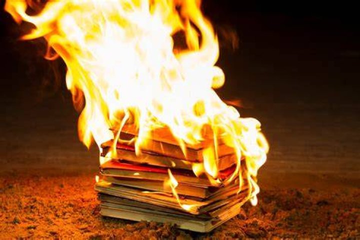 Is book burning a crime?
