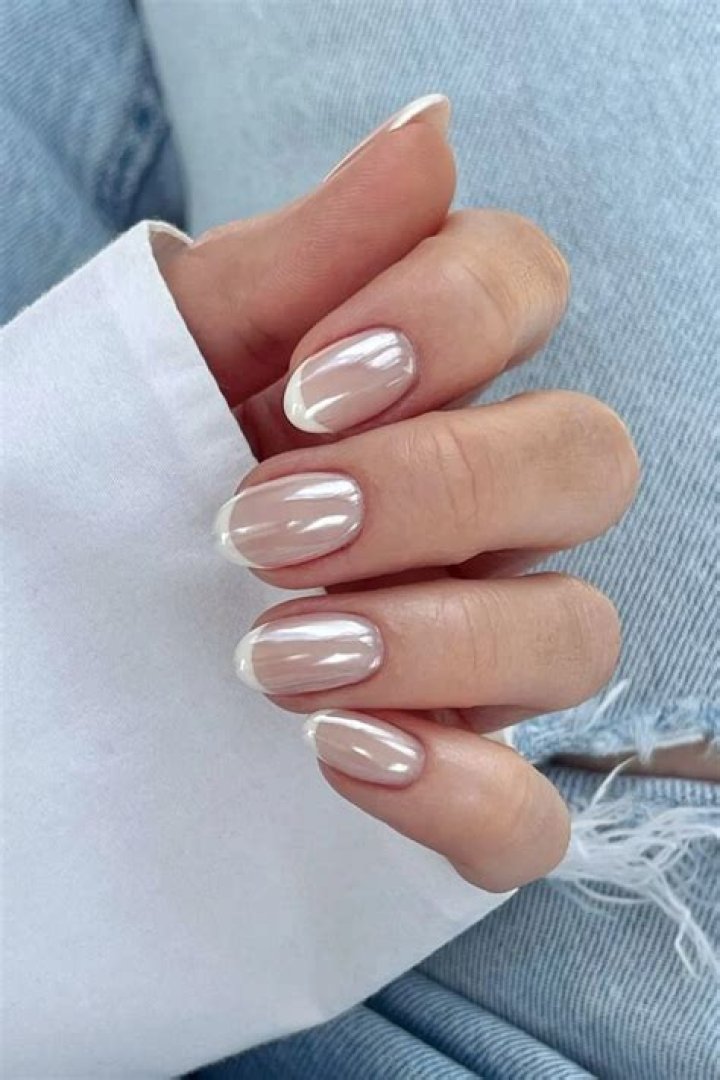 Is French polish shiny?