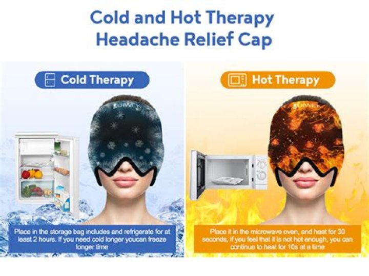 Is heat or ice better for headache?