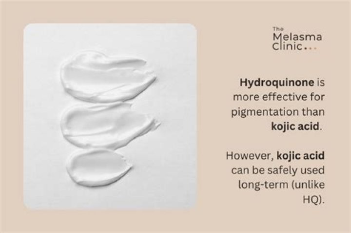 Is kojic acid better than hydroquinone?