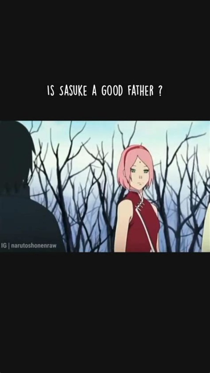 Is Sasuke a good father?