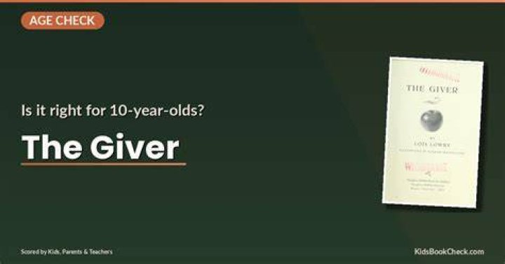 Is the book The Giver appropriate for 12 year olds?