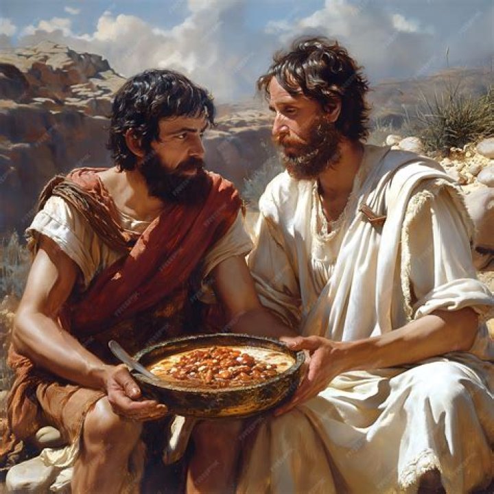 Was Esau's skin red?