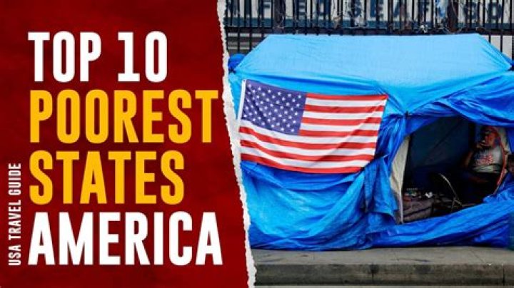 What are the 10 poorest states in America?