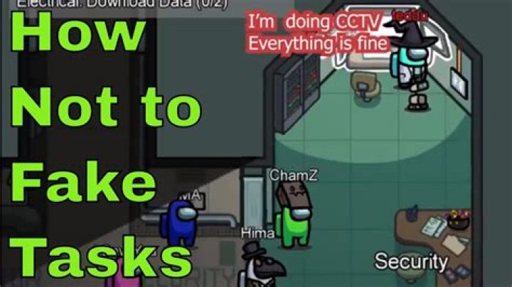 What are the fake tasks in Among Us?
