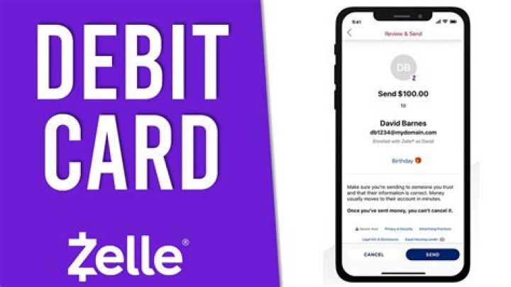 What cards do Zelle accept?