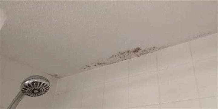 What causes damp on bathroom ceiling?