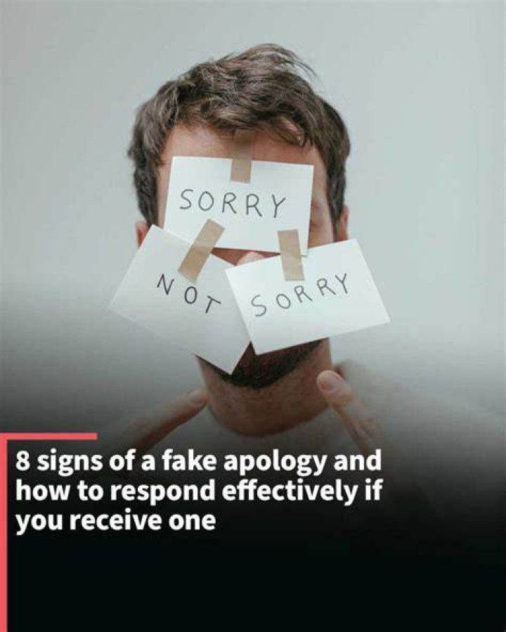What do you call a fake apology?