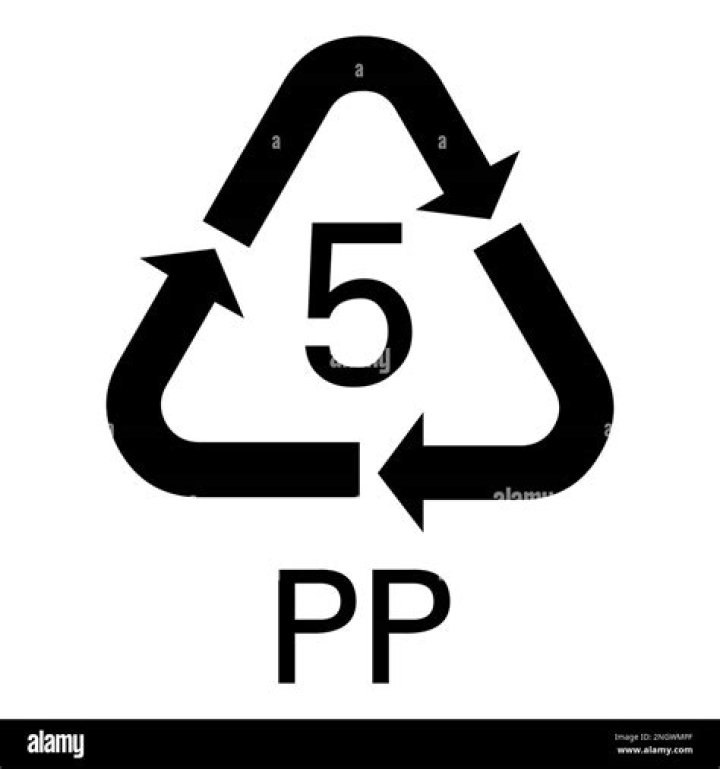 What does 5 pp mean on plastic?