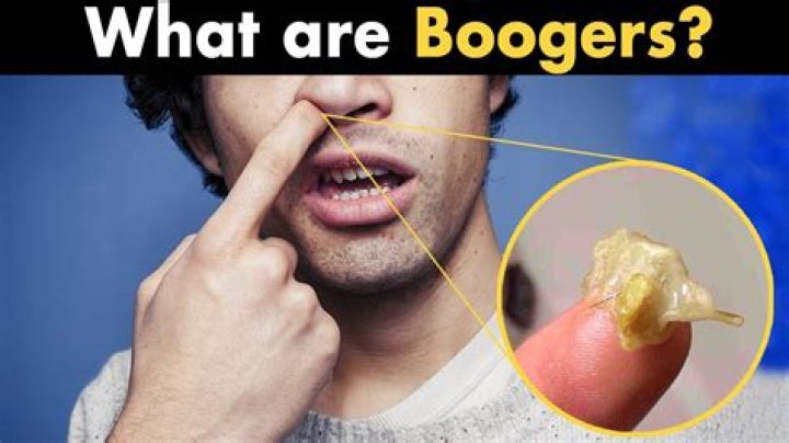 What does it mean when your boogers stink?